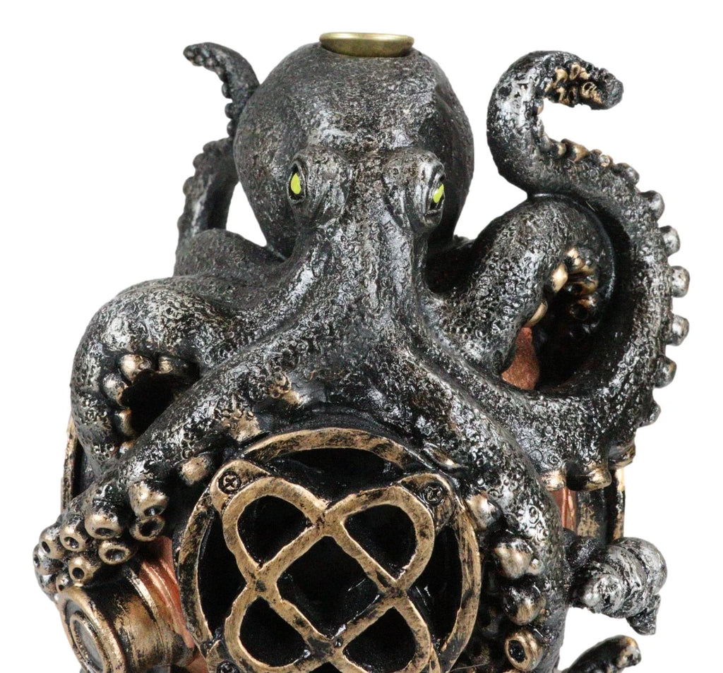 Steampunk Divers Helmet Incense Cone Burner Y888413