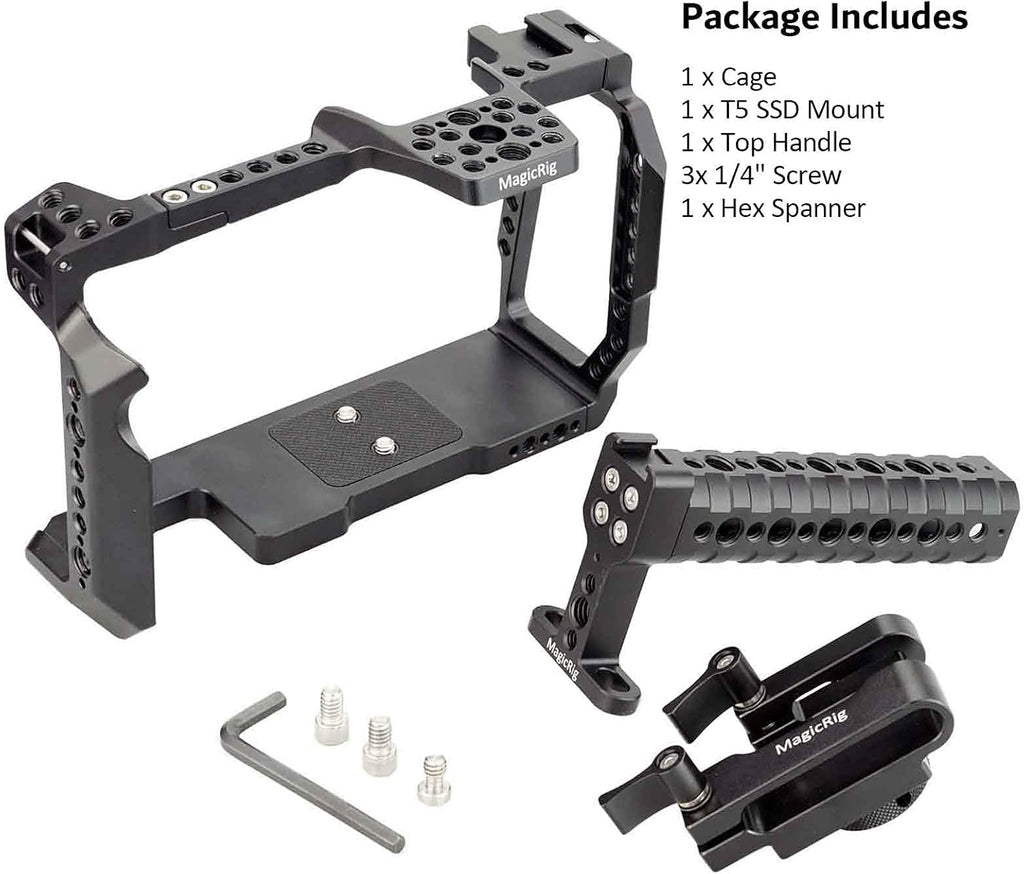 Camera Cage Kit with Top Handle and T5 SSD Mount A58492