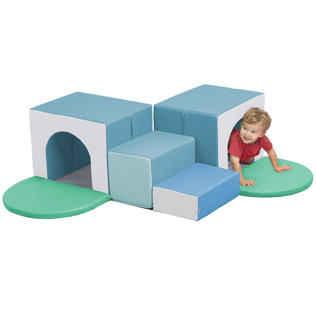 Corner Tunnel Maze Toddler Playset, 7-Piece W323949