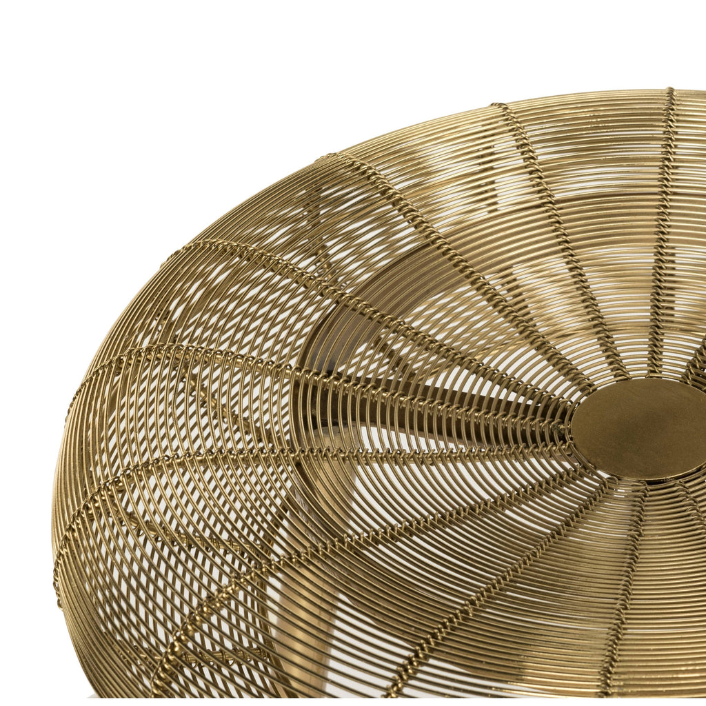Gold Wire Weaved Counter Stool C78578