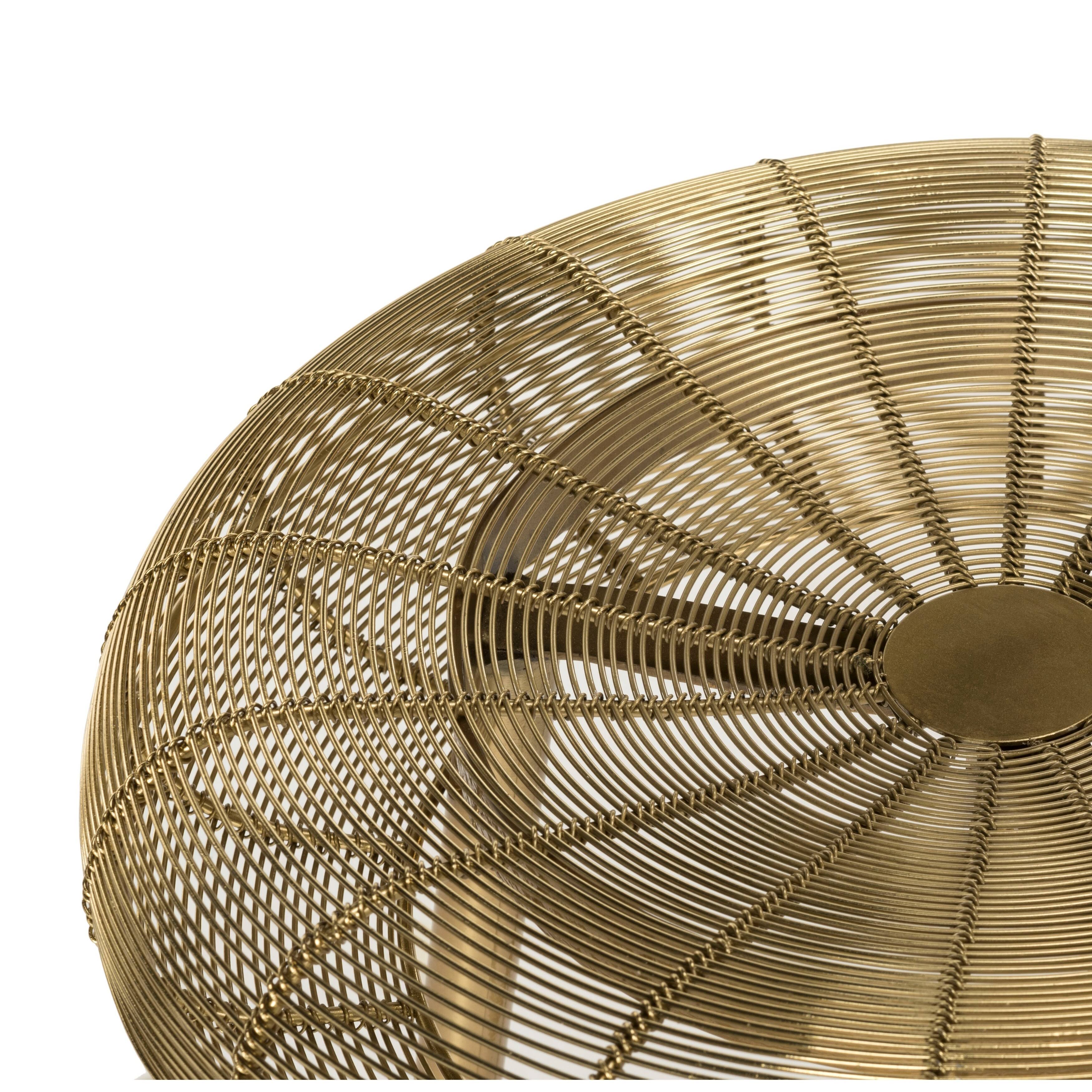 Gold Wire Weaved Counter Stool C78578