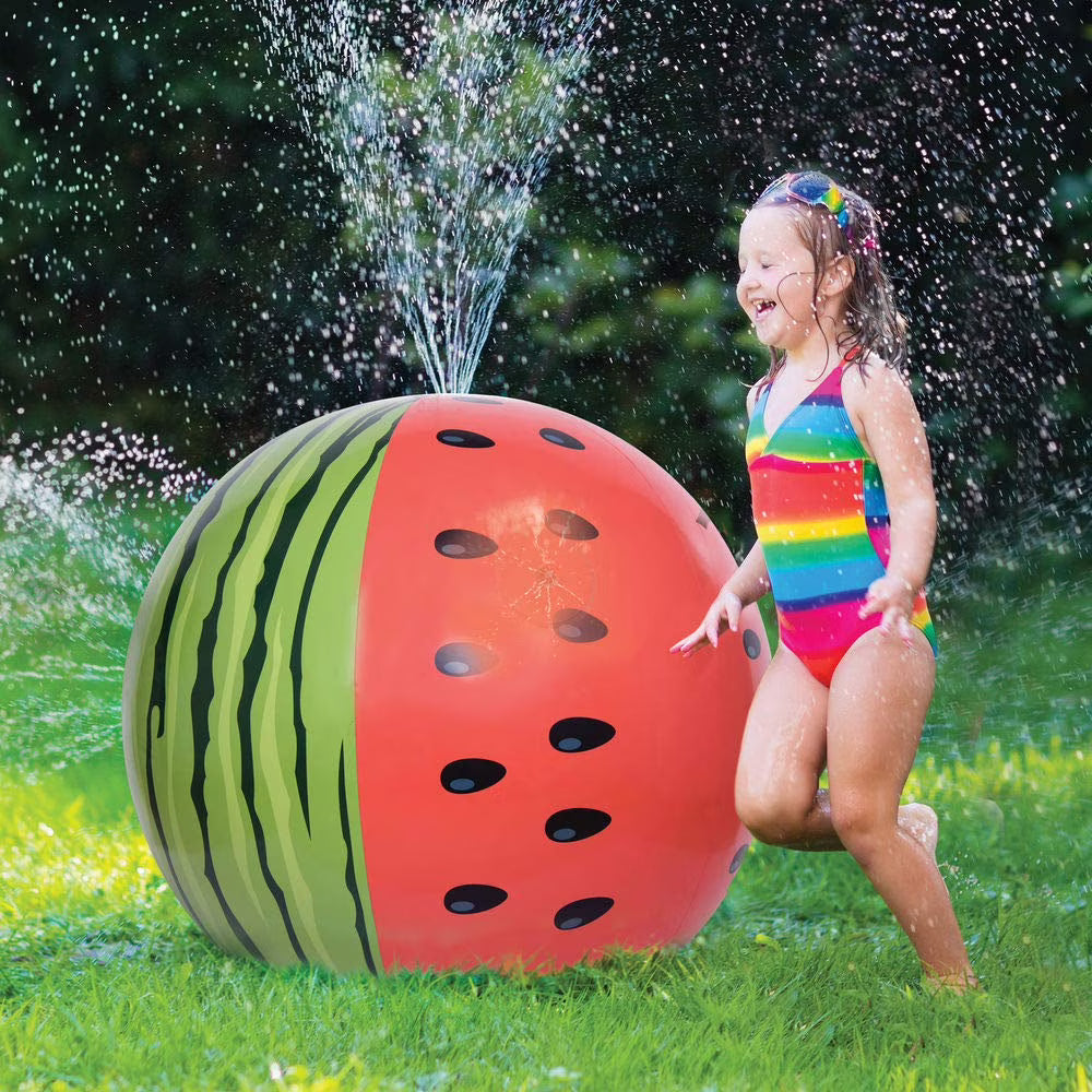 Mega Melon Ball Jumbo Sprinkler, 35.5 Watermelon Inflatable Sprinkler Toys V557