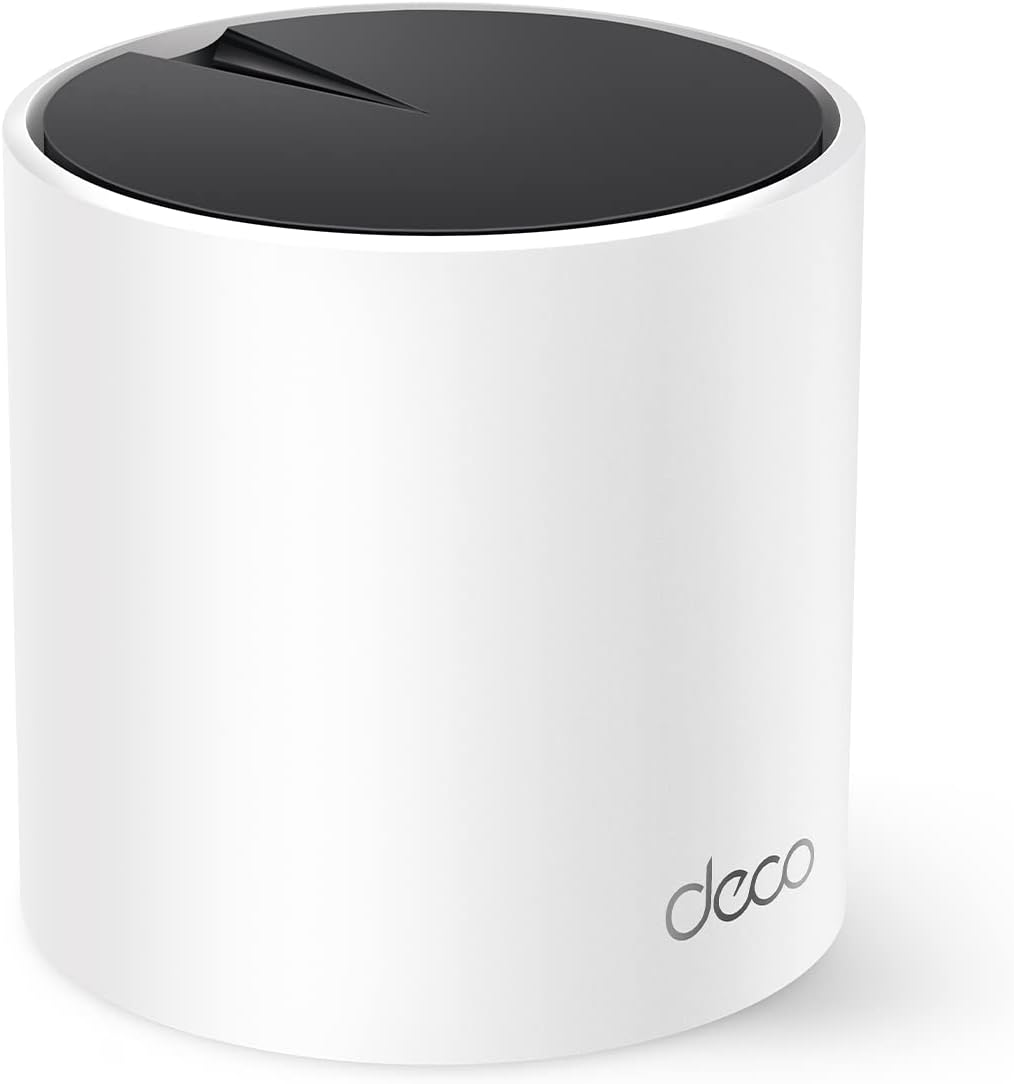 TP-Link Deco AX3000 WiFi 6 Mesh System (Deco X55) - Covers up to 6500 Sq.Ft. , Replaces Wireless Router and Extender, 3 Gigabit ports per unit, supports Ethernet Backhaul (3-pack) J941627