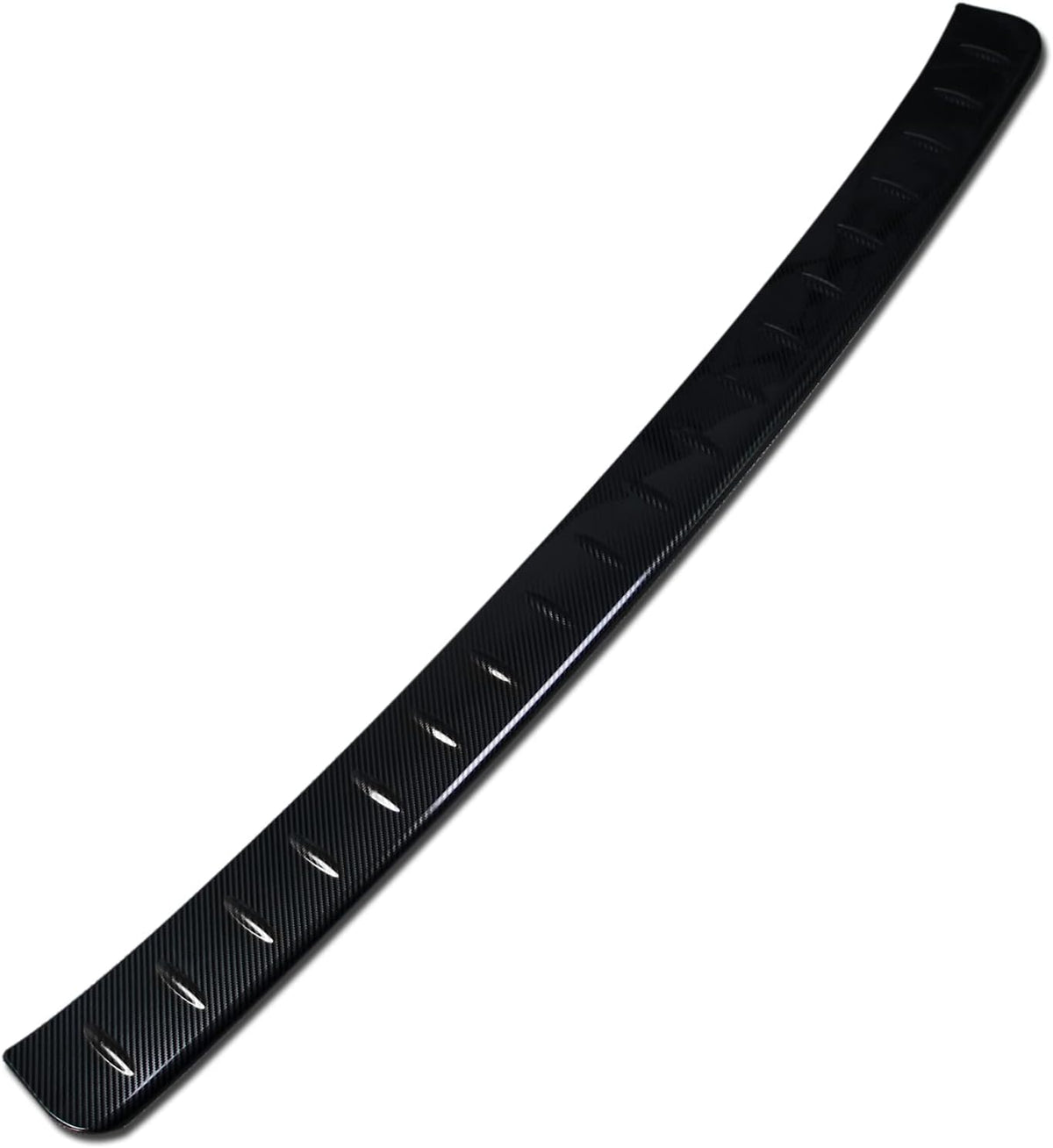 Silver Rear Outside Bumper Sill Plate Guard Trim R4680