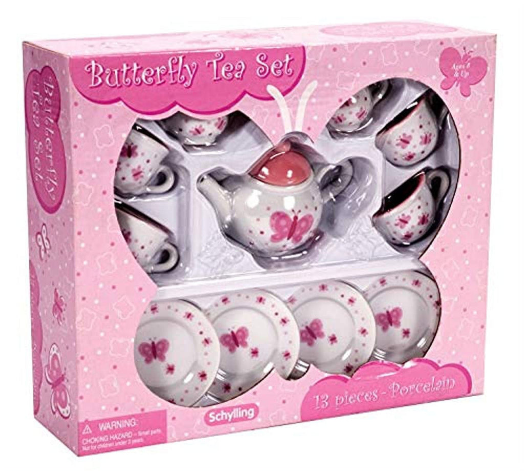 Butterfly Porcelain Tea Set L539979