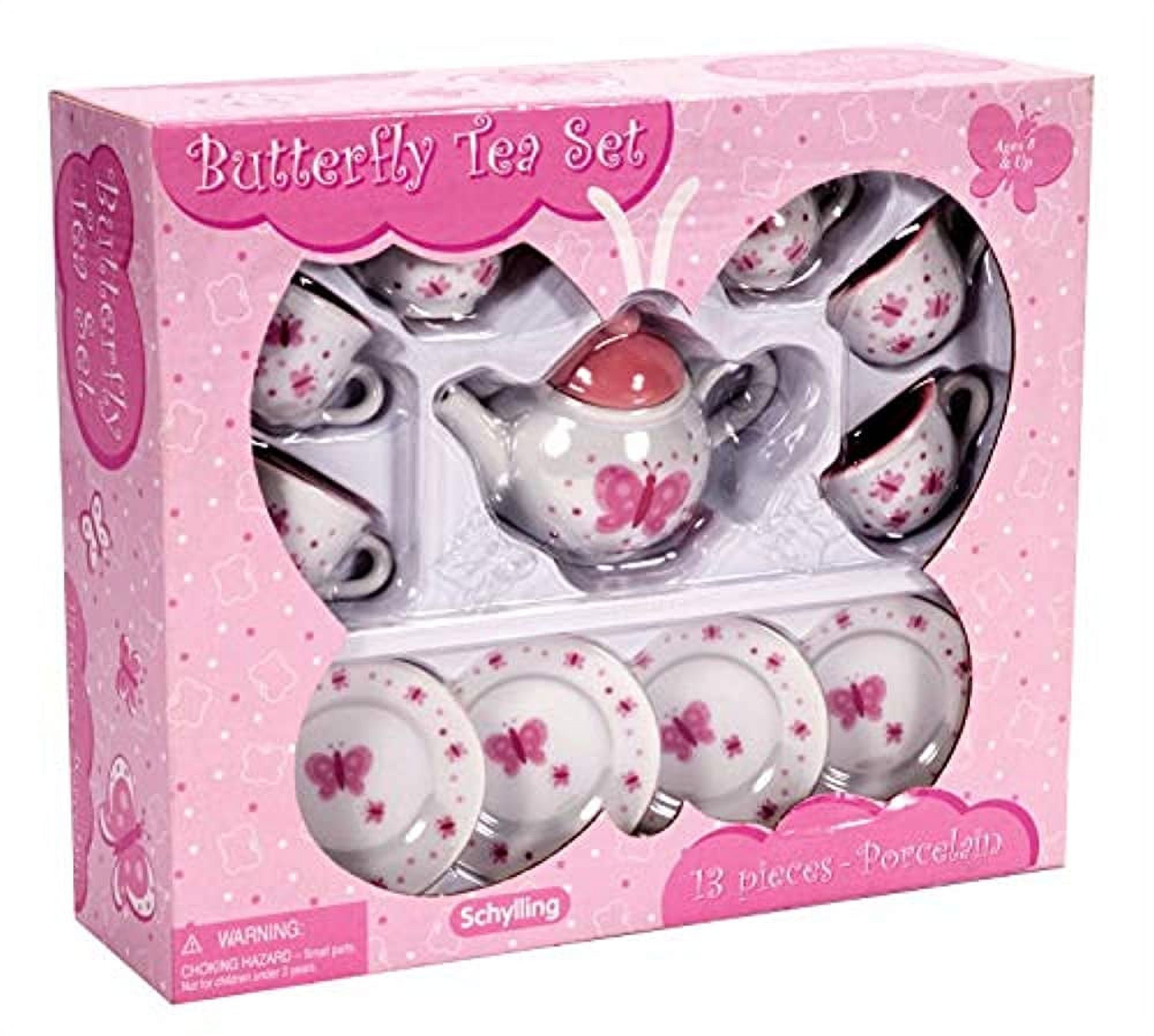 Butterfly Porcelain Tea Set L539979