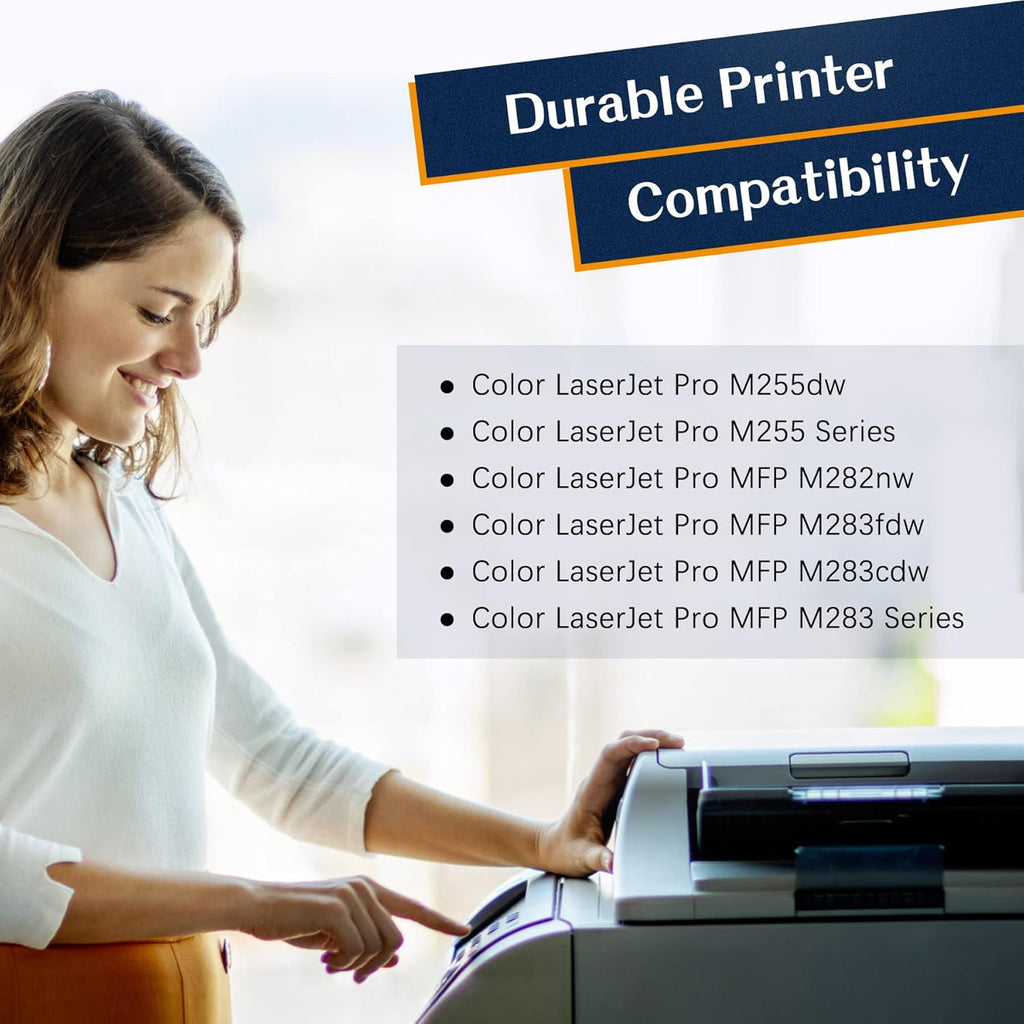 4-Pack Toner Cartridge for HP 206A 206X W2110A W2110X T35733