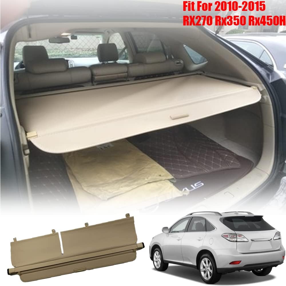Beige Retractable Cargo Cover for Lexus Rx270 Rx350 Rx450H A649098