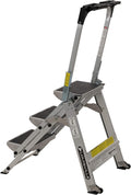 3-Foot Step Stool, 300-Pound Capacity, Silver Q219209