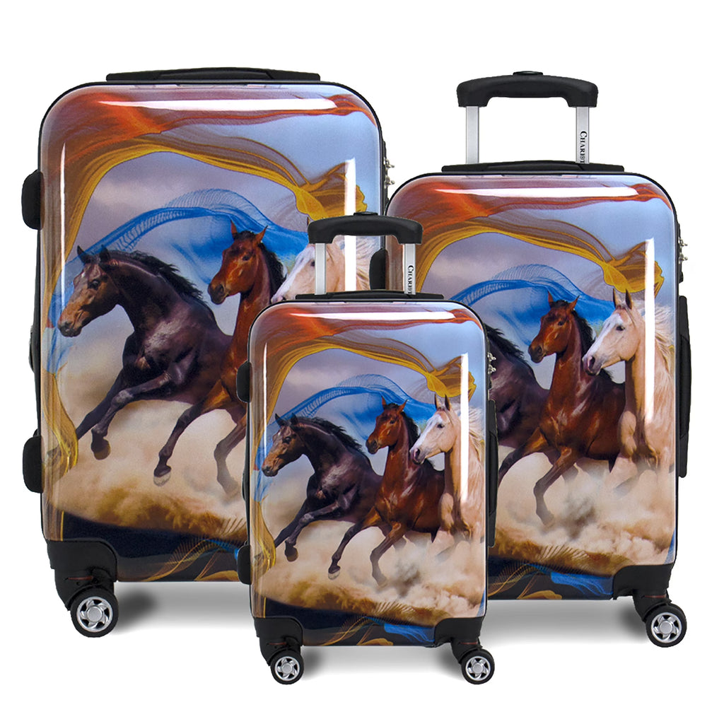 3-Piece Hardside Expandable Spinner Luggage Set T93109