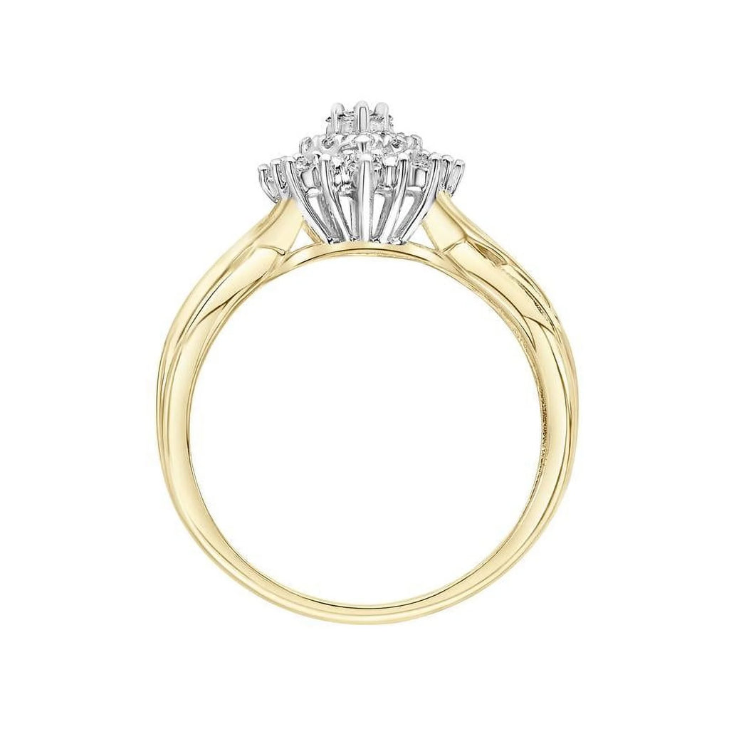 10KT Yellow Gold Marquise Diamond Ring A42364