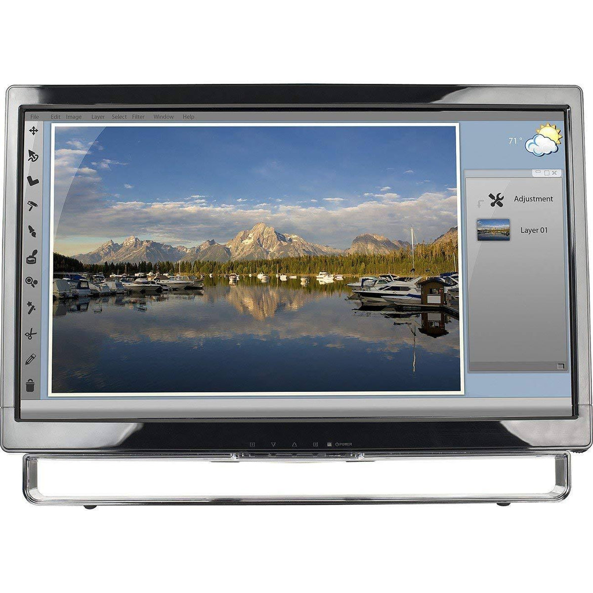 22 inch Touchscreen LCD Monitor 1920 x 1080 Black V806951