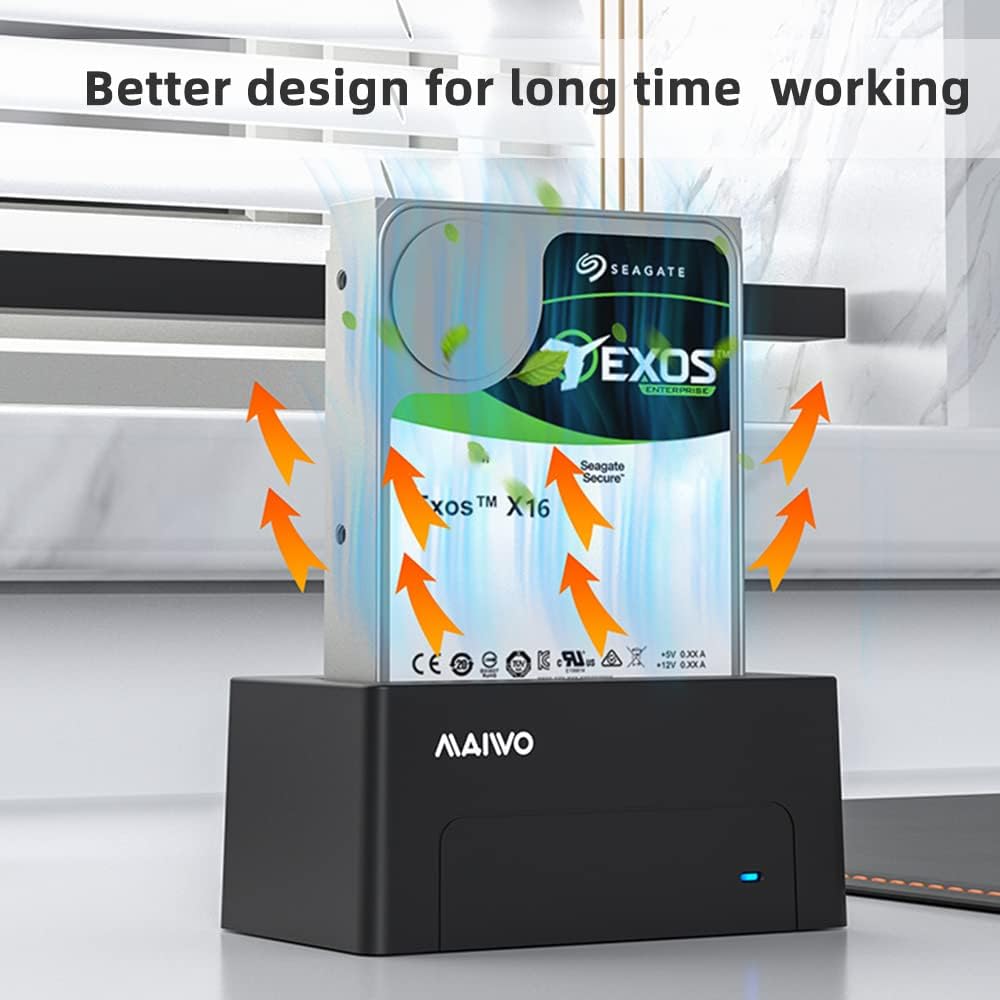SAS to USB 3.0 External Hard Drive Docking Station Adapter Reader with Indicator Light Support 2.5 3.5 inch SAS Tool Free Storage Expansion P125997