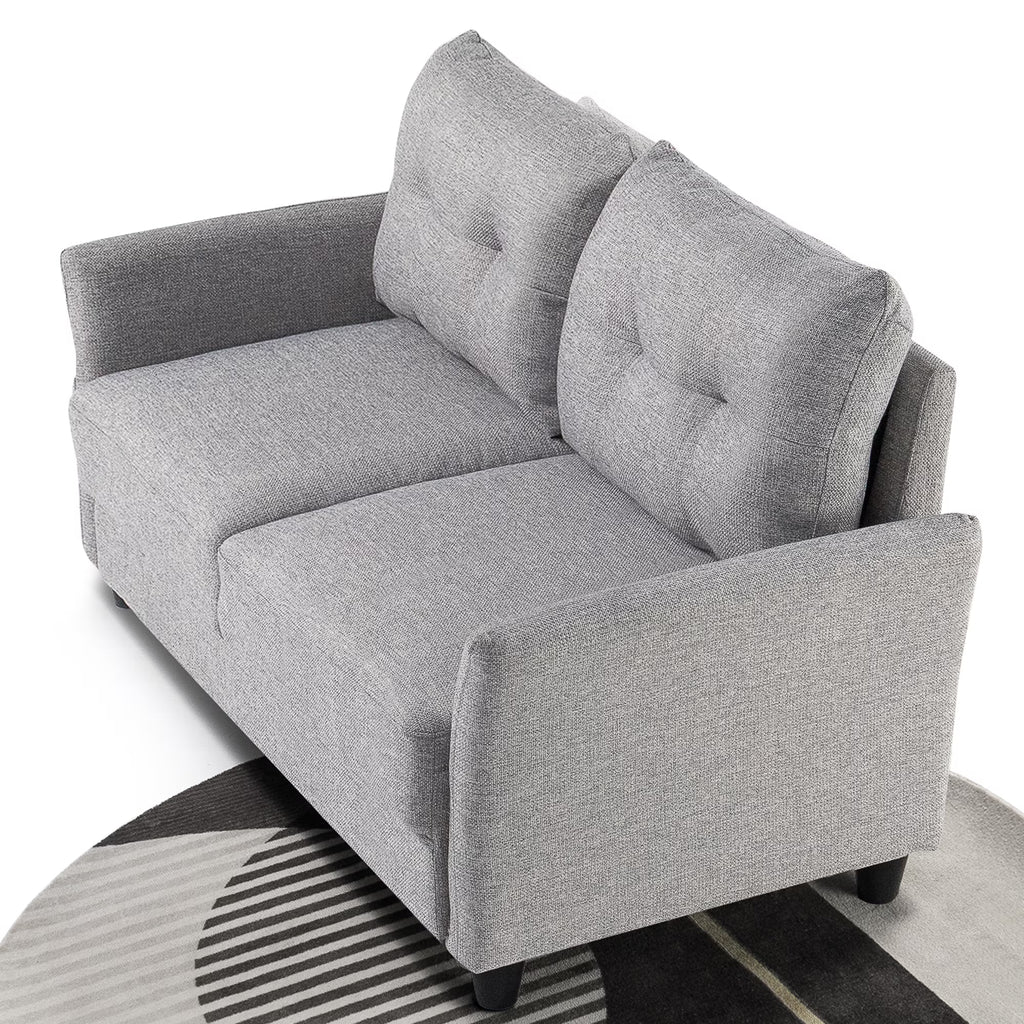 Soft Grey 2-Seater Loveseat X942702