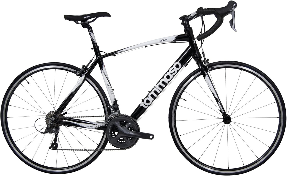 Black White Burnt Orange Aluminum Road Bike M56695