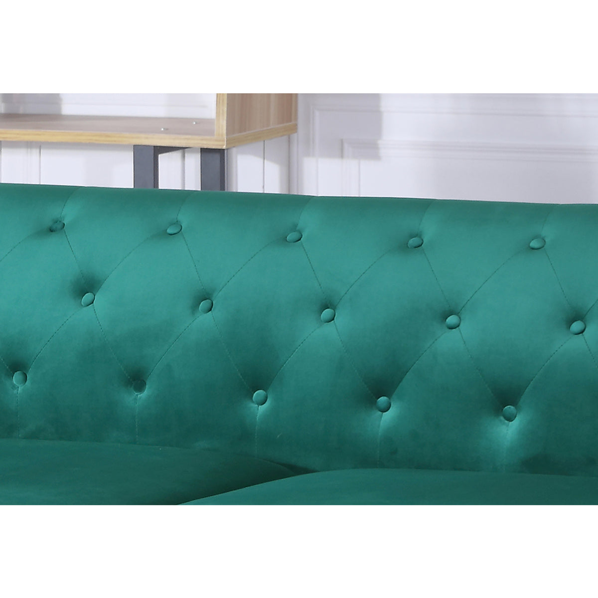 Green Sofa Chaise M86601