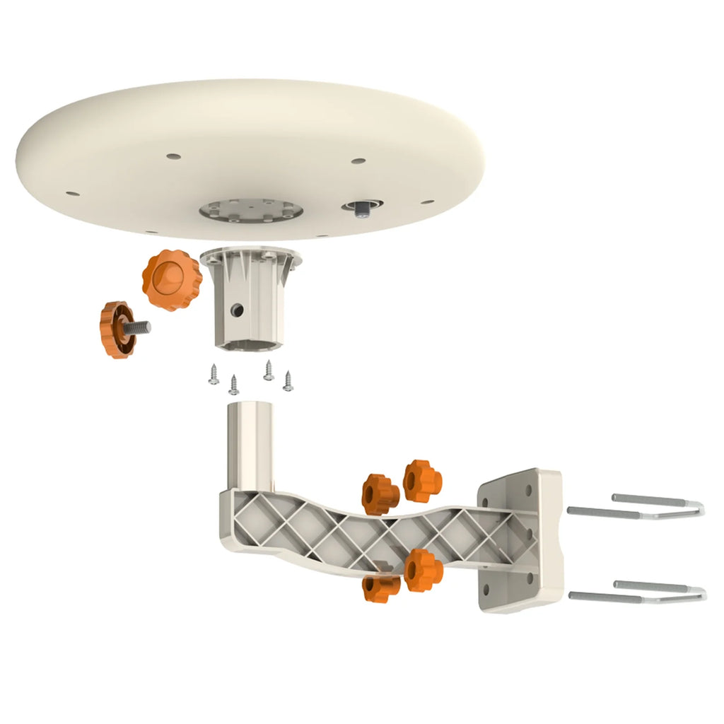 White Indoor Outdoor TV Antenna with 40ft Wire G617