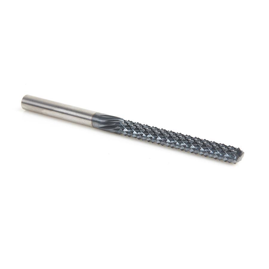 Solid Carbide Fiberglass and Composite Cutting 1/4 Dia x 2-1/8 x 1/4 Shank AlTiN Coated Mill End W931227