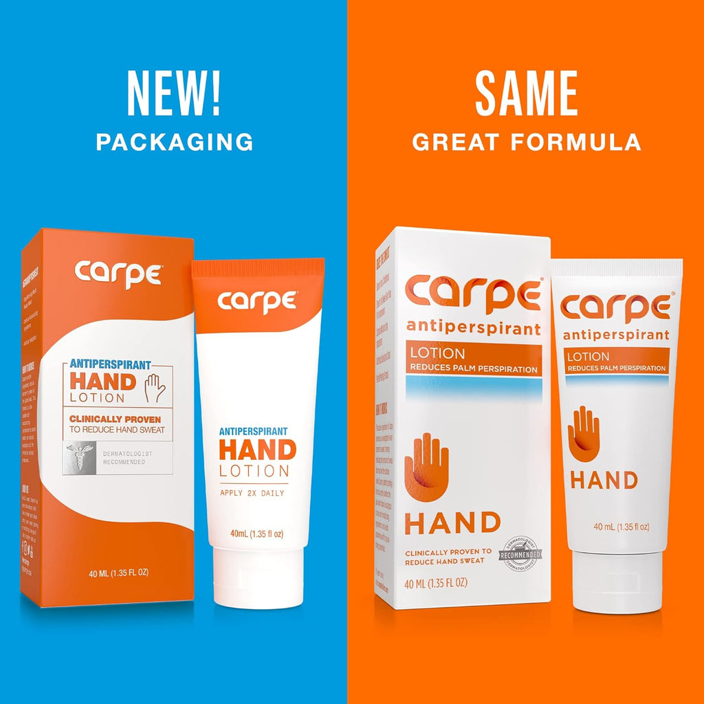 Antiperspirant Hand and Foot Lotion Package Deal, 3 Hand and 3 Foot Tubes I89046