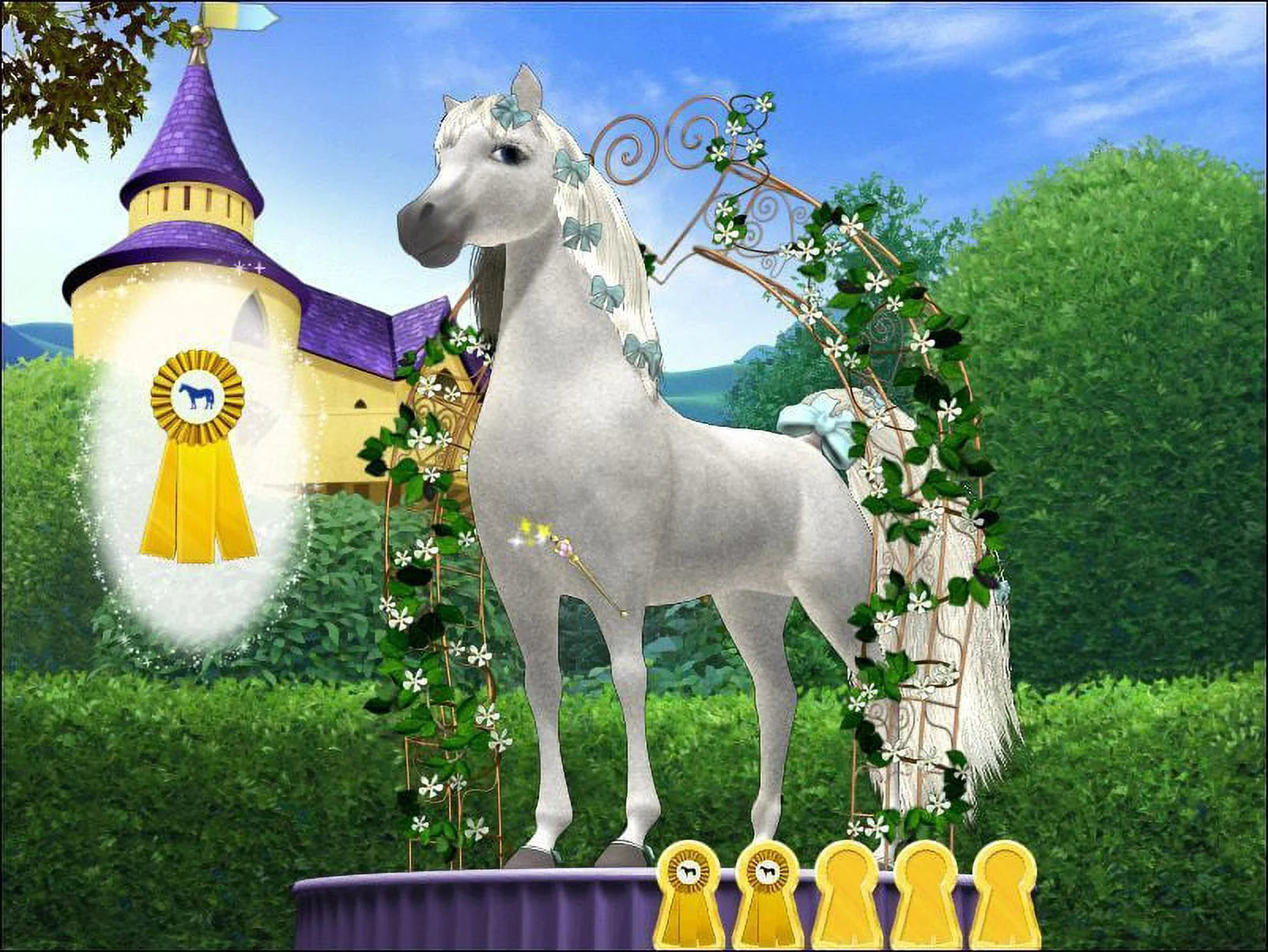 Decorate all the horses in the Royal Stable PC CDRom X747297