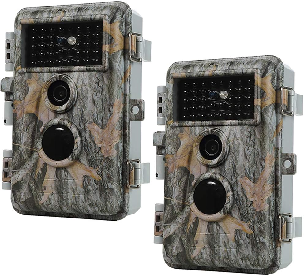 2-Pack Hunting Camera Game Cam 24MP 2.7K Night Vision Waterproof M61781
