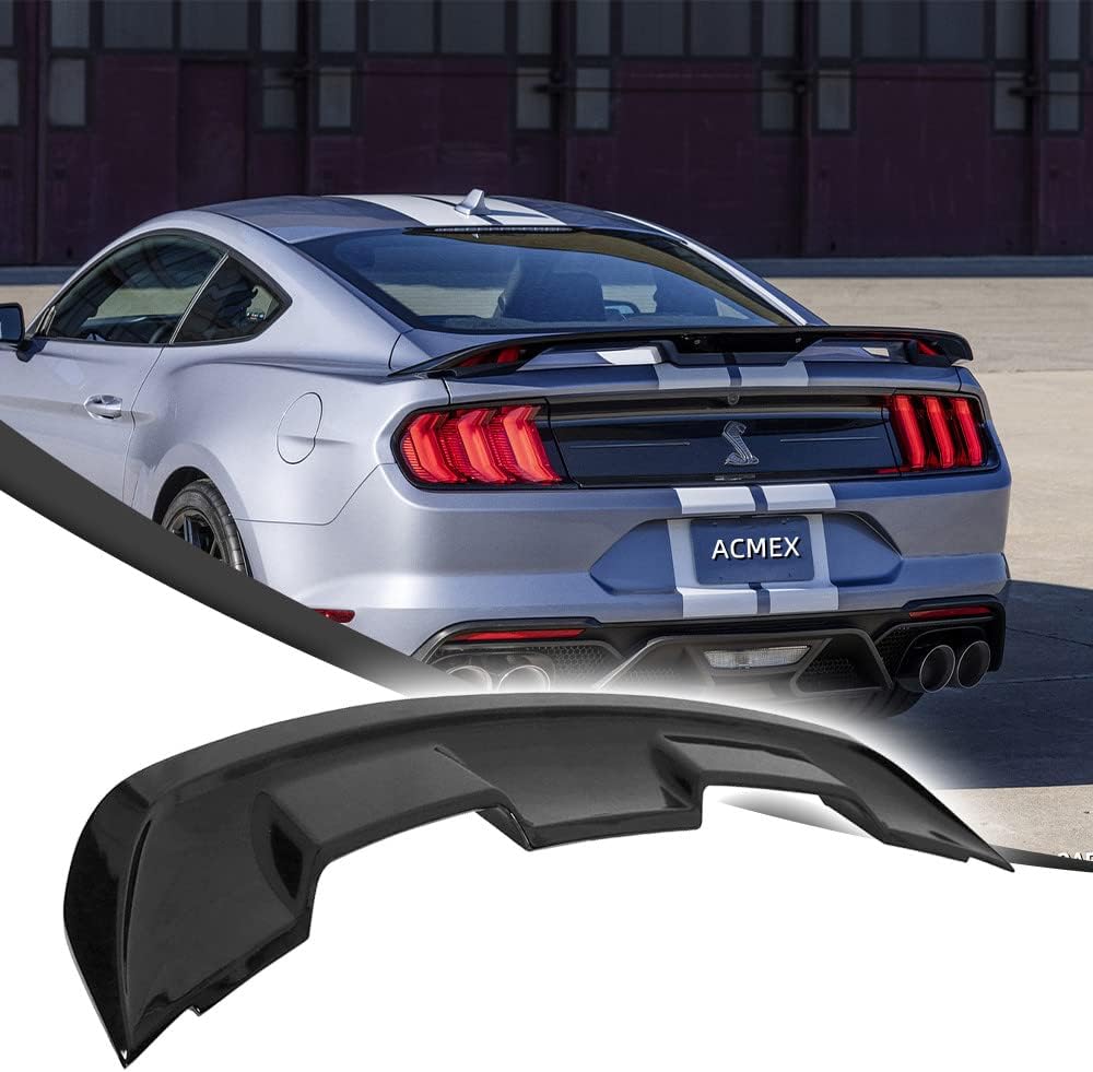 Glossy Black Rear Spoiler Wing for Mustang Coupe I73033