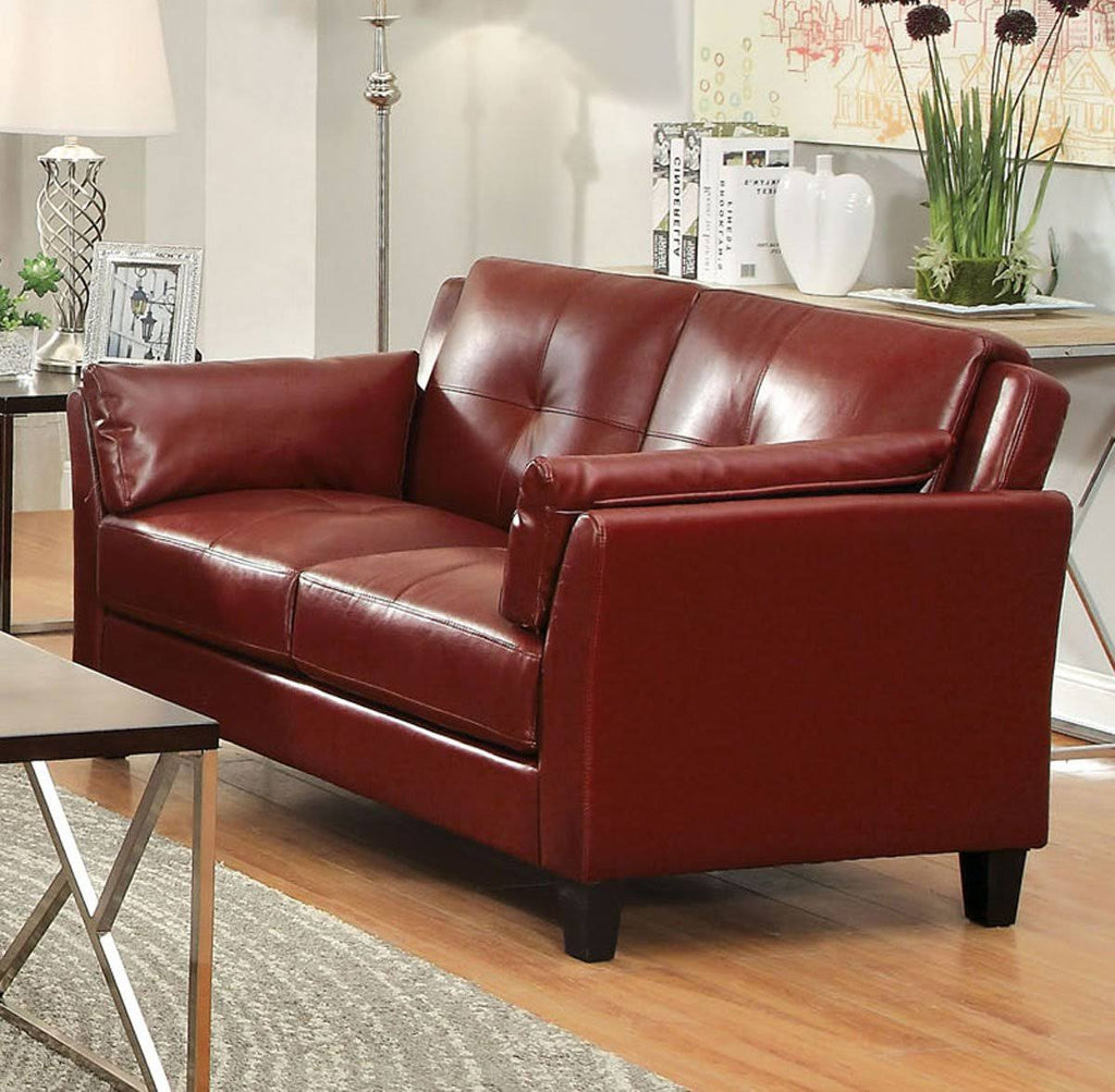 Red Loveseat H312144