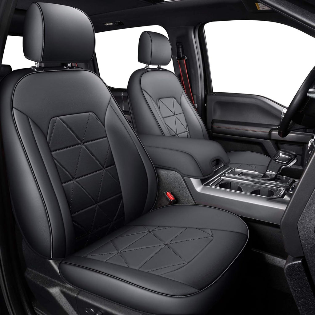 2 Front Seat Covers Black D987