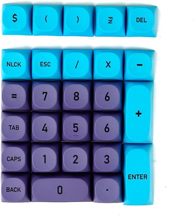 Blue Cat Ma Keycaps Kits for Mechanical Keyboard with 104 68 Number Keys with Dye-subbed Pbt Material K797