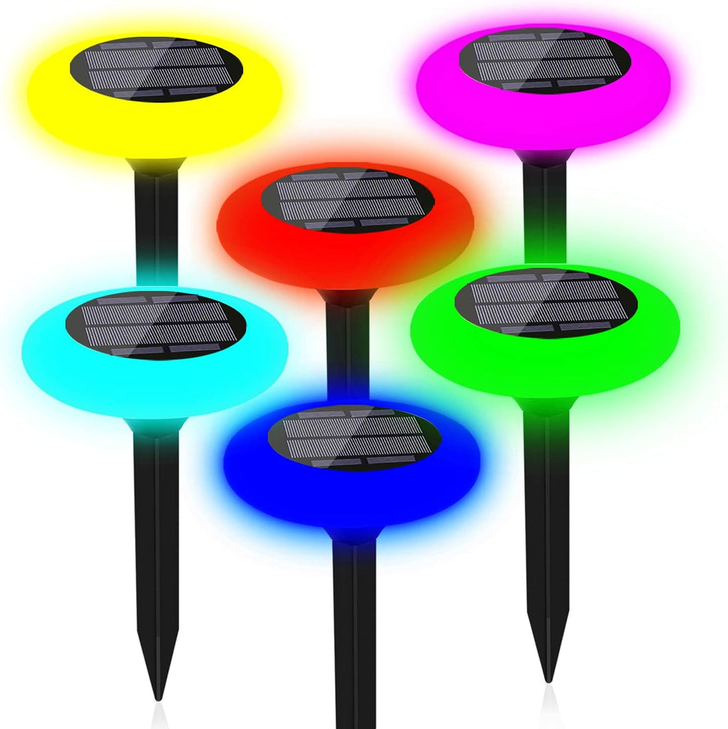 7 Color Solar Pathway Lights (4Pack) R9490