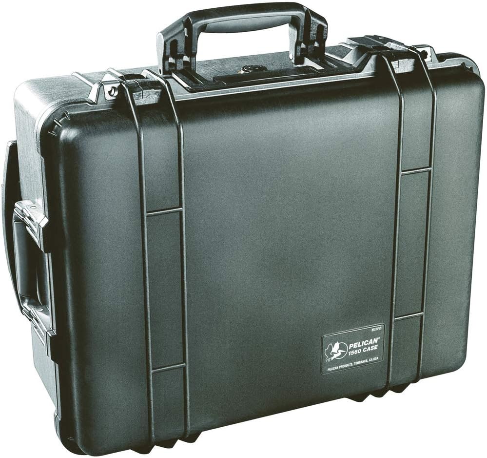 Pelican 1560 Case with Foam (Black) and 1060 Micro Case (Black/Clear) L5778