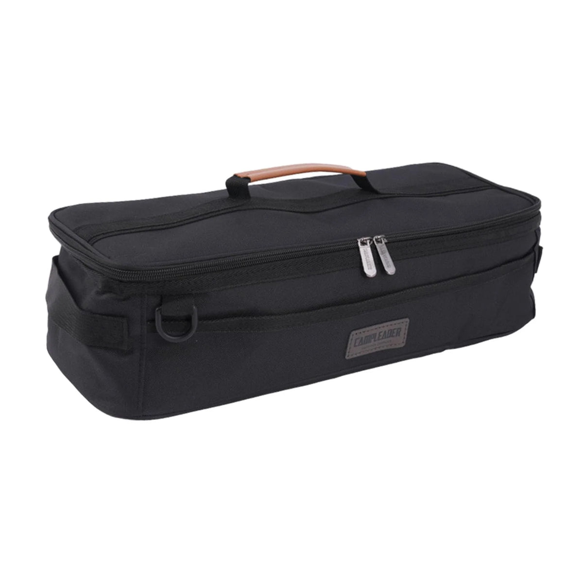Tent Pole Bag with Handle Pockets Storage Bag for Hiking Travel black T336140
