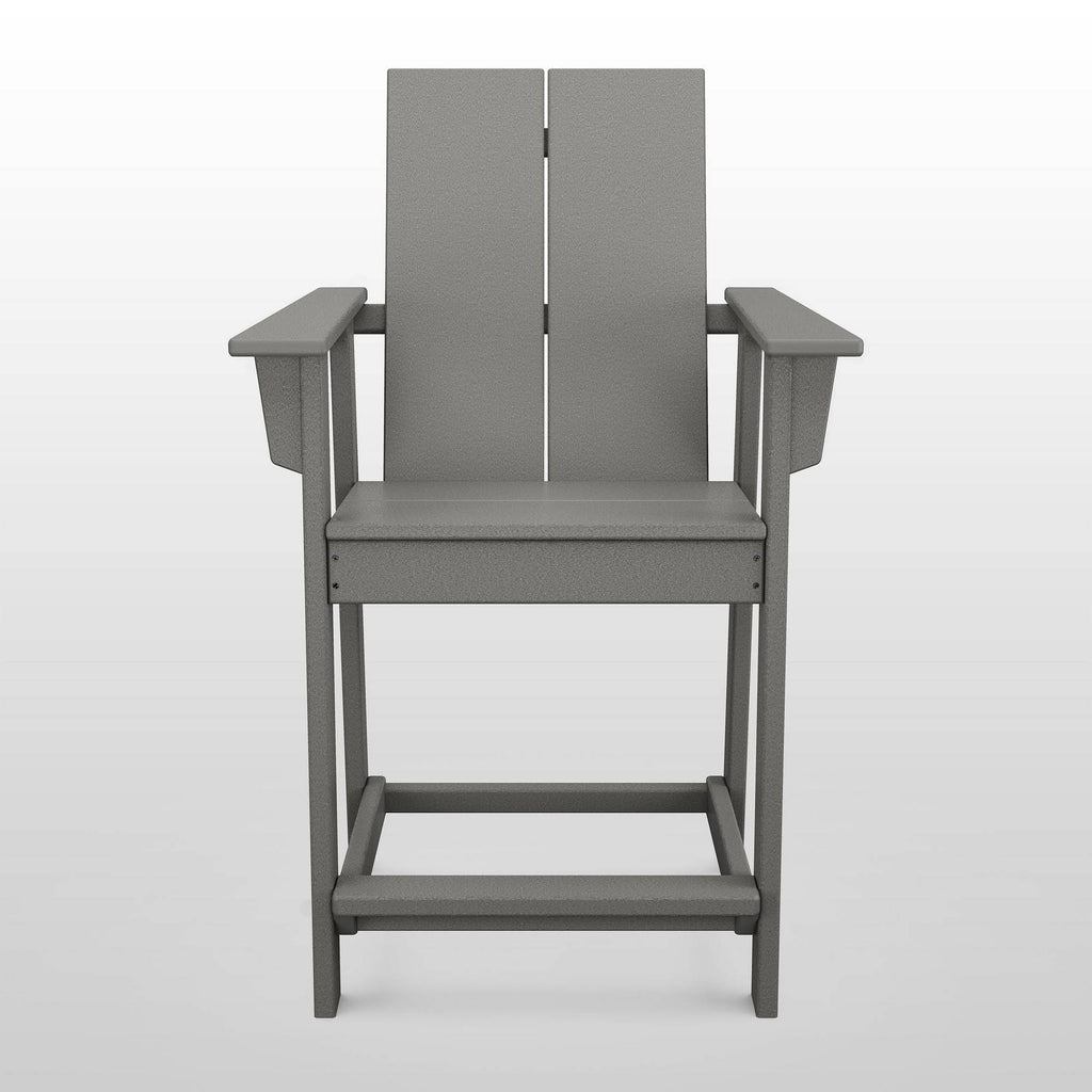 Gray Patio Counter Chair P3324
