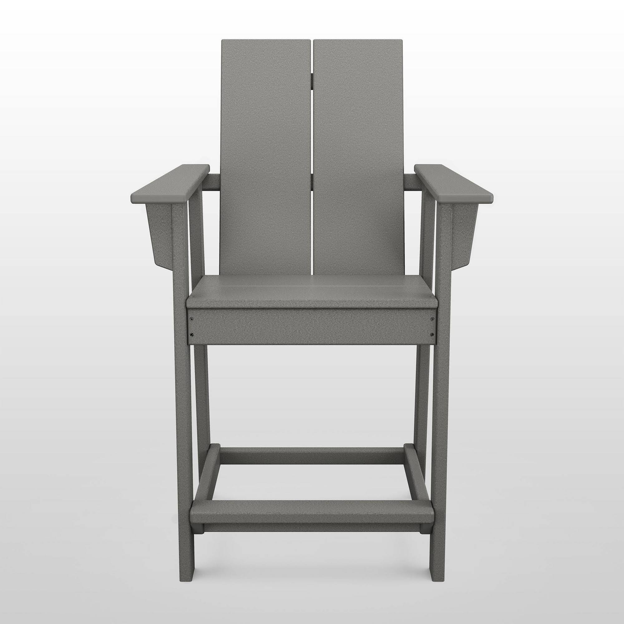 Gray Patio Counter Chair P3324