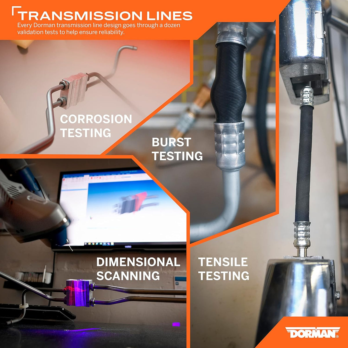 Automatic Transmission Oil Cooler Hose Assembly Pack of 2 Q985346