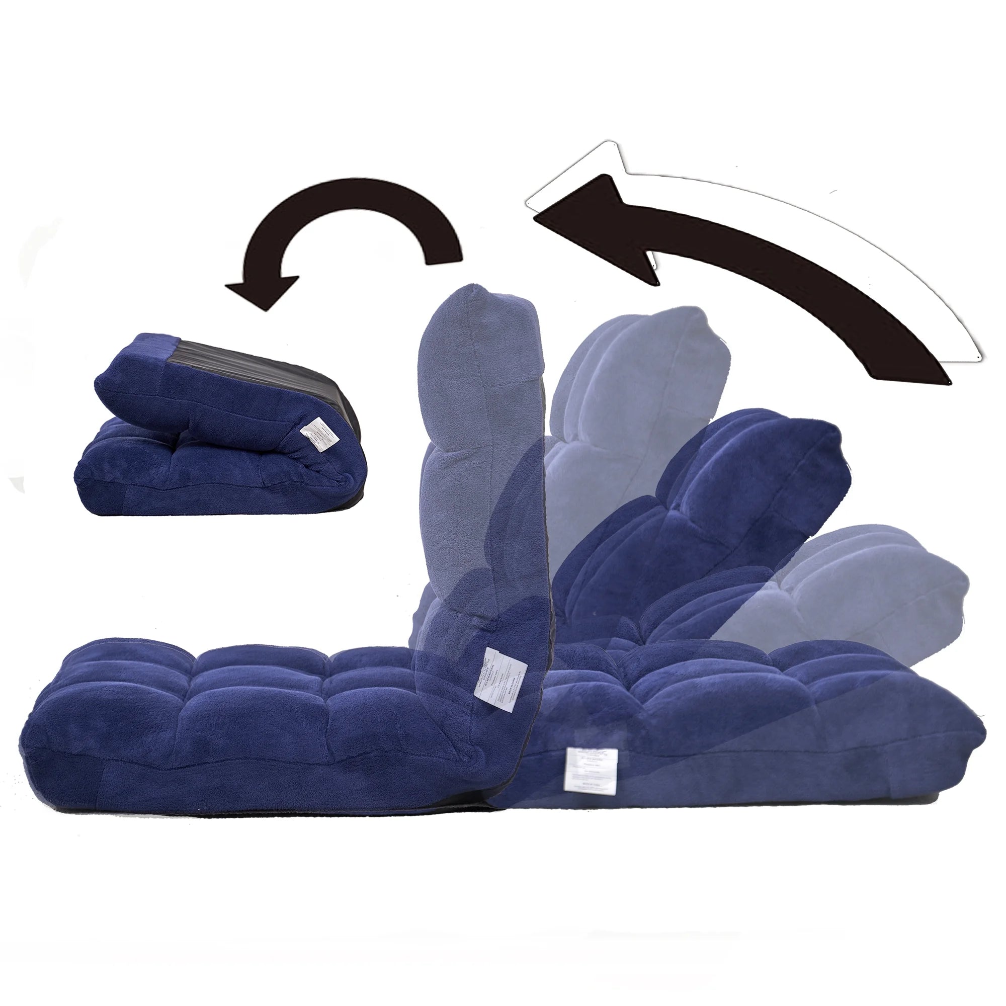 Folding Lounge Chaise Sofa with 5 Reclining Position M944