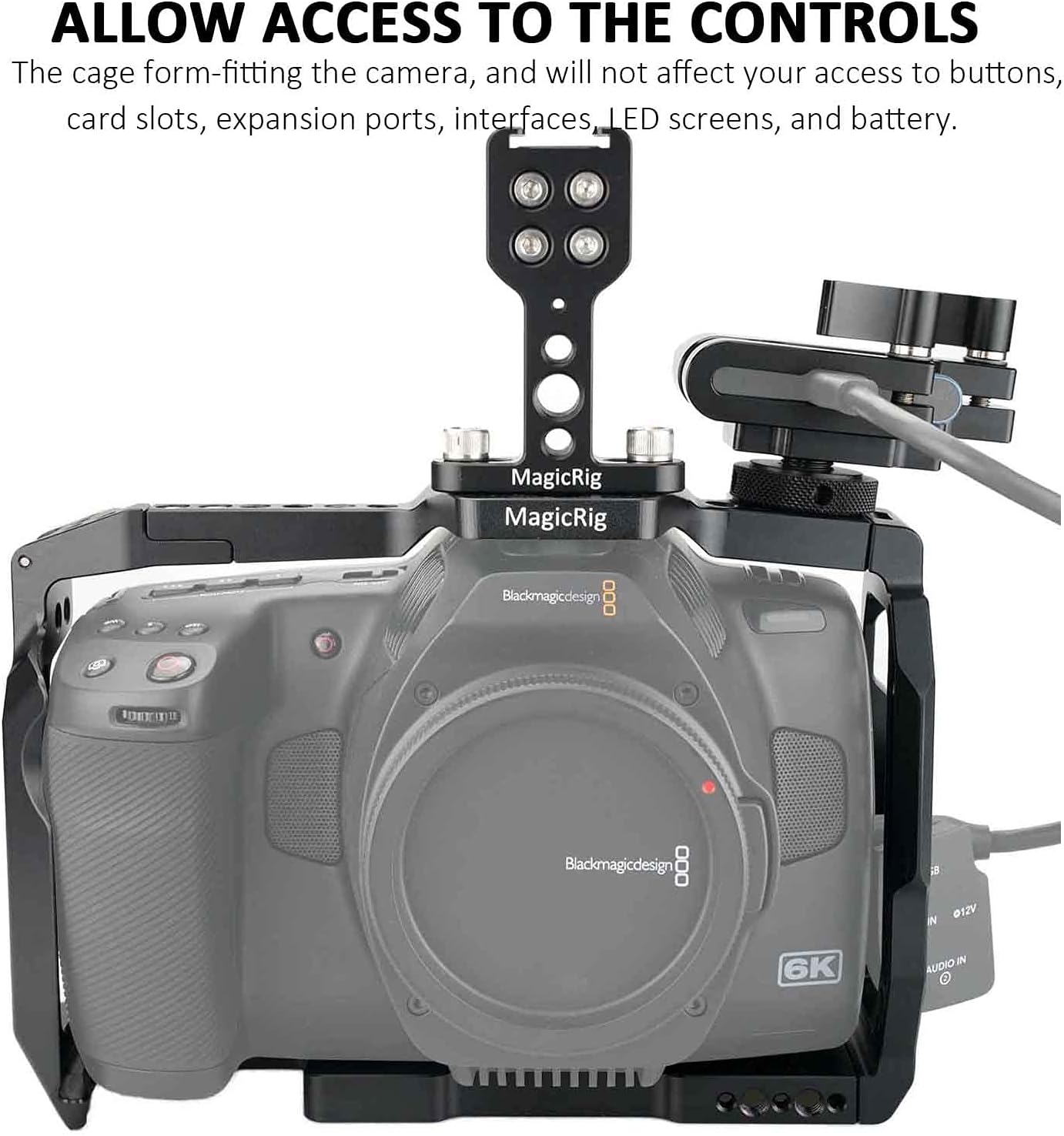 Camera Cage Kit with Top Handle and T5 SSD Mount A58492