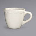 3 oz. Ivory Scalloped Edge Stoneware Espresso Cup L862905