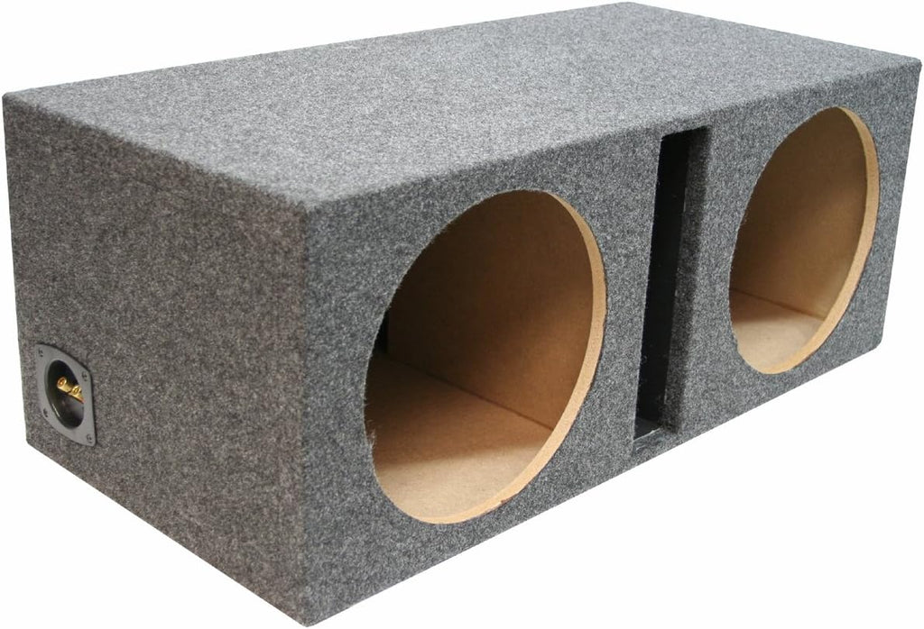 Dual 15" Vented Subwoofer Sub Box Ported Enclosure MDF Q5152