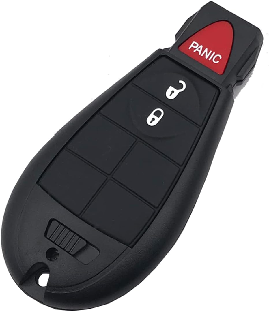 3 Buttons Key Fob Case Shell for Dodge Ram Truck J4085