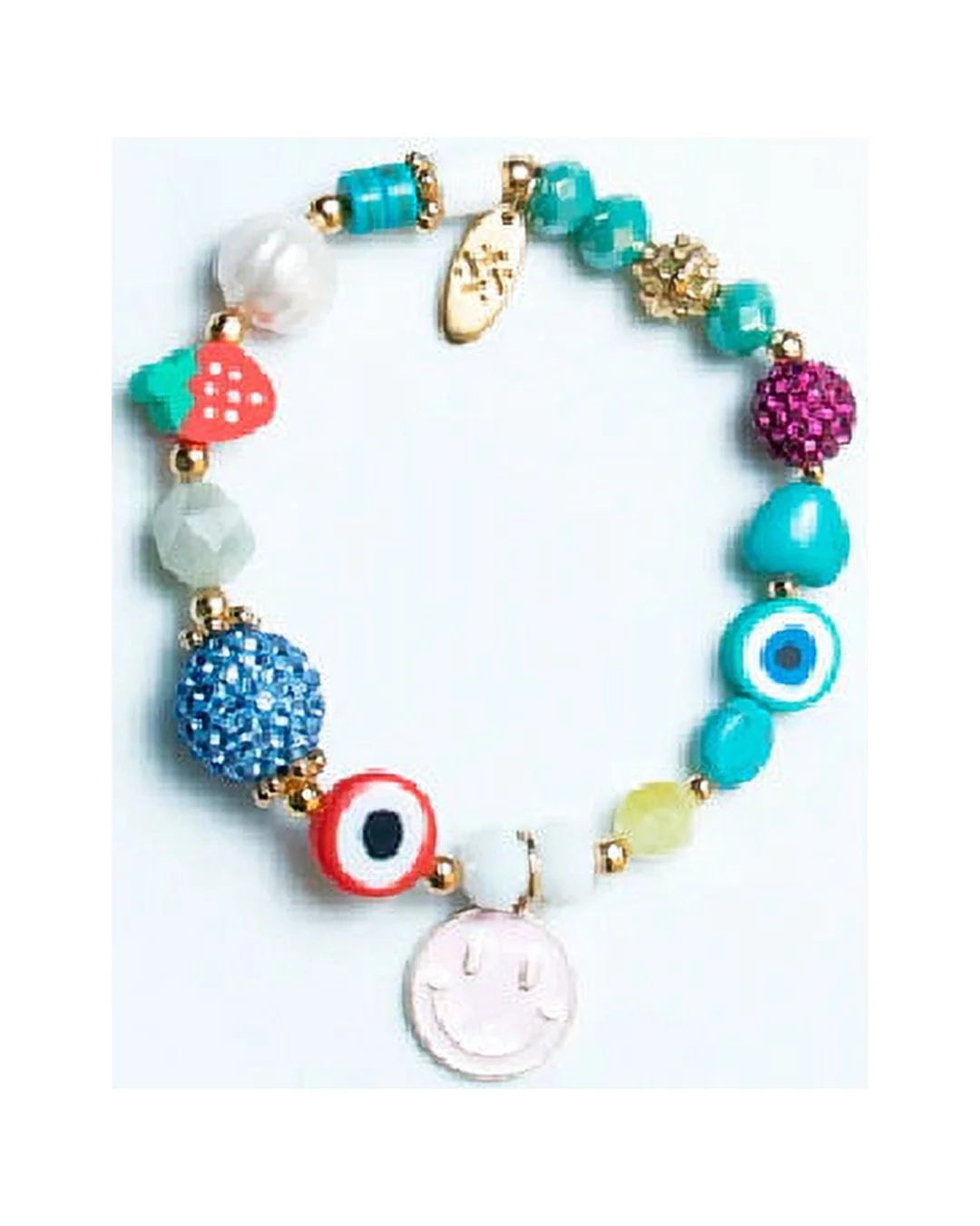 Red Murano Nazar Elastic Bracelet K9127