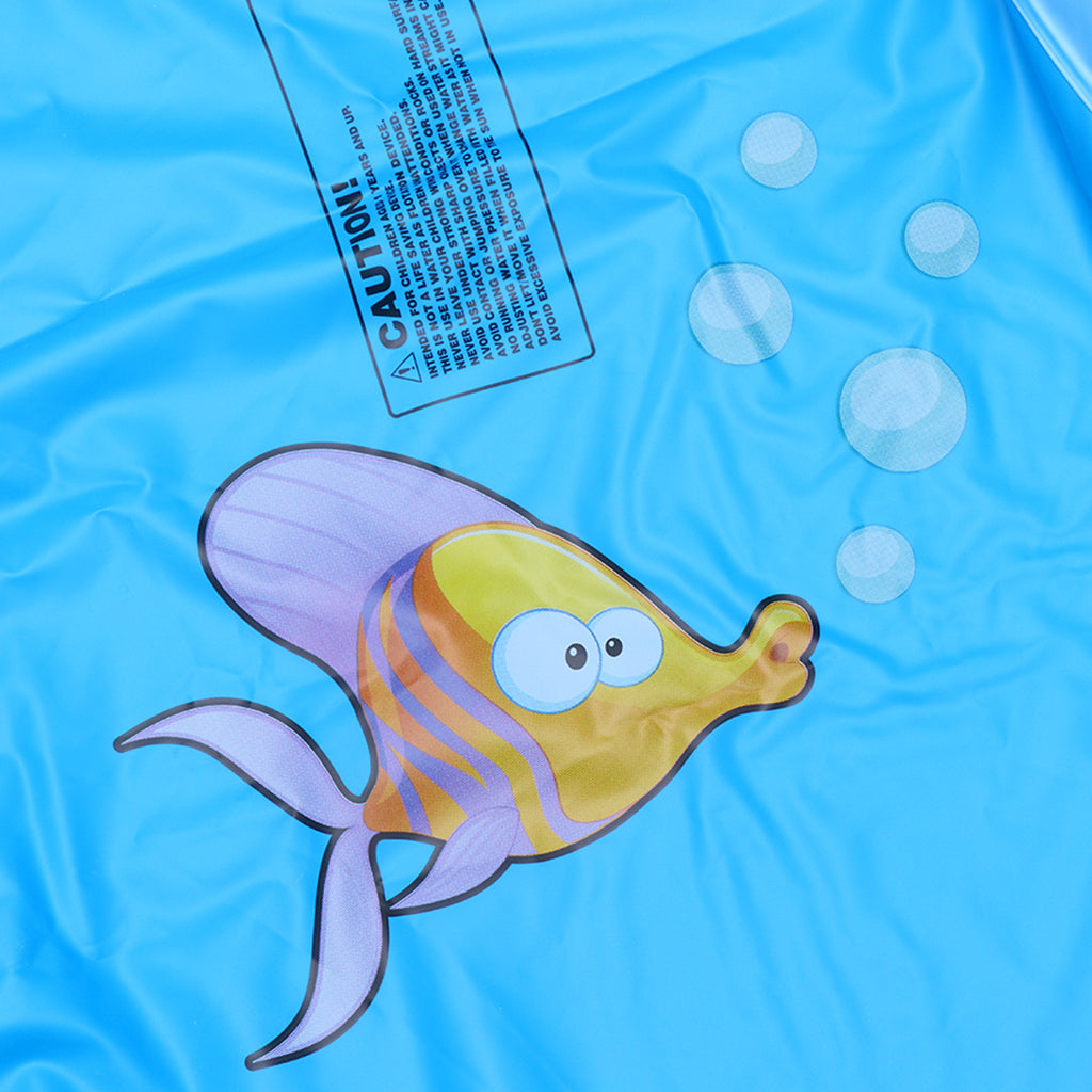 Inflatable Water Spray Pad Mat Sprinkler Fish Shape Outdoor X351