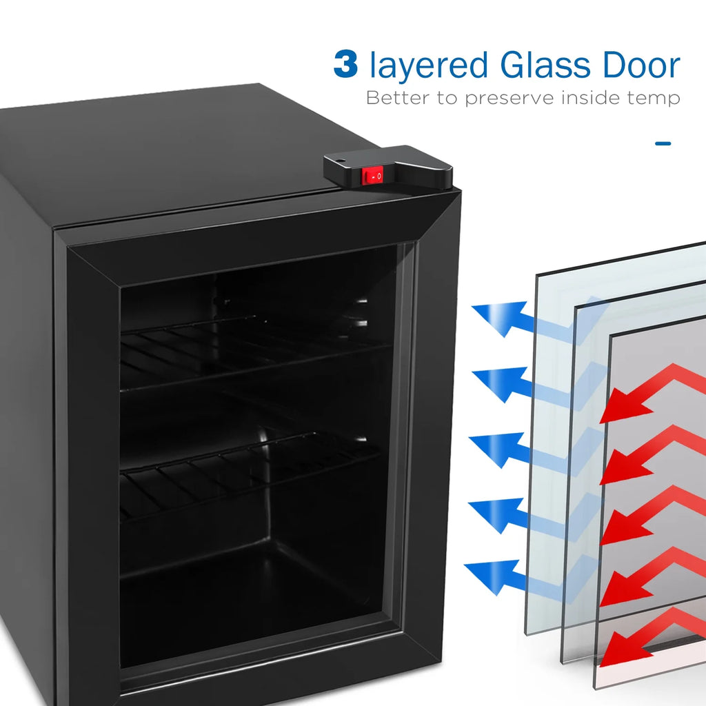 2.1 cu ft Upright Freezer with Glass Door Z61399