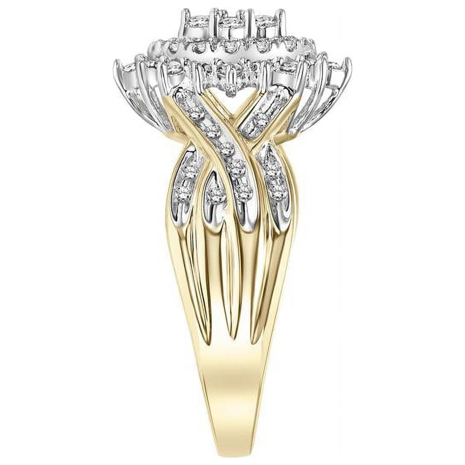 10KT Yellow Gold Marquise Diamond Ring A42364