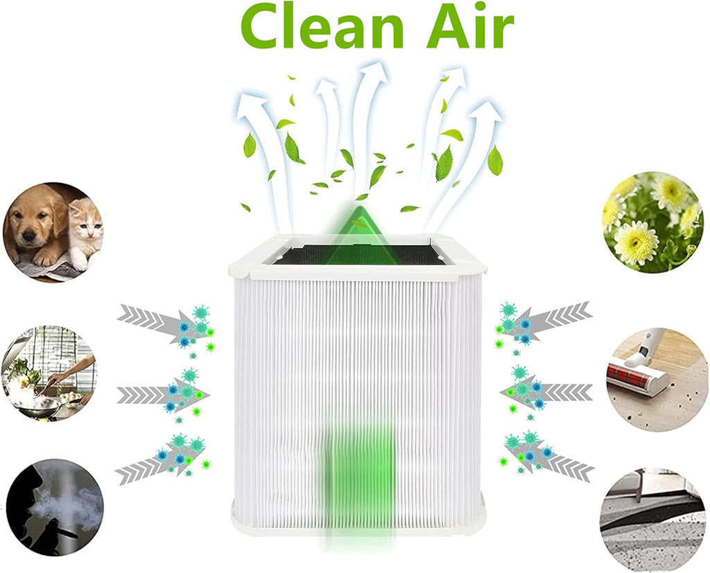 2 Pack Activated Carbon Replacement Filter for Blue Pure 211 Air Purifier V54905