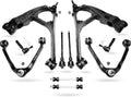 Front Control Arms with Ball Joints Sway Bars Tie Rods 10pc Set F117217