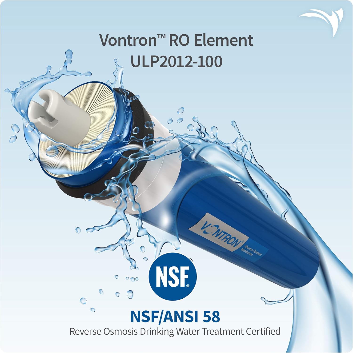 RO Membrane 100 GPD Reverse Osmosis Water Filter Replacement Cartridge S778