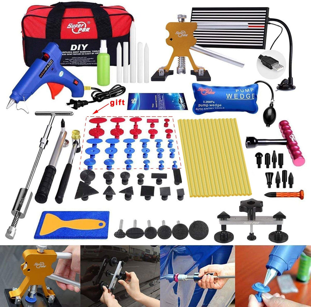 74 Pcs Car Body Paintless Dent Repair Tools Kit U614661
