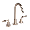 Brushed Nickel Widespread Bathroom Faucet with Drain Assembly C956