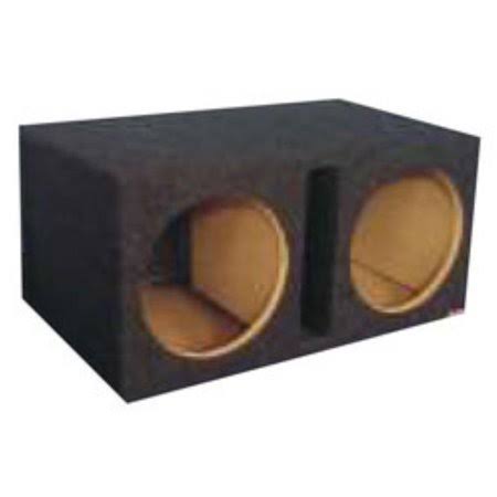 12 Dual Vented Square Box Round Cut Enclosure O72239